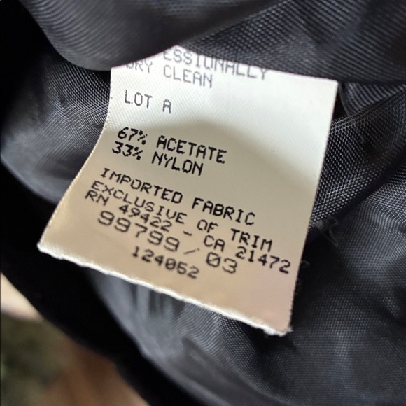 Scott McClintock Sportswear sz 8 Vintage Black and Gold Velvety Blazer euc - Picture 7 of 7